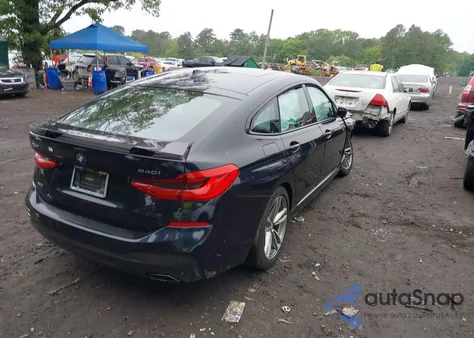 2019 BMW 640I Gran Turismo xDrive z USA, uszkodzony, nr VIN WBAJV6C54KBK08483